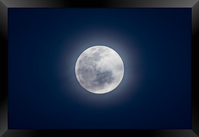 Full moon Framed Print by Villiers Steyn