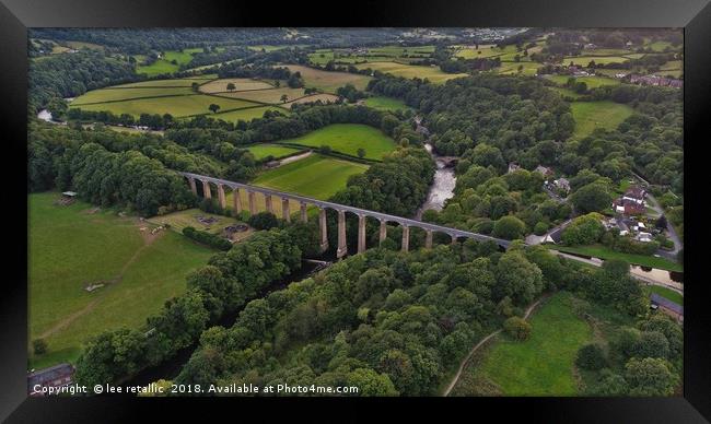 Pontcysyllte Aqueduct North Wales Framed Print by lee retallic