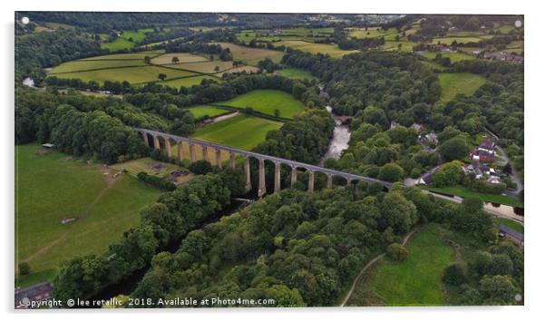 Pontcysyllte Aqueduct North Wales Acrylic by lee retallic