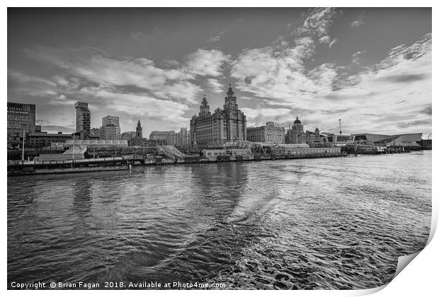 The Liver building Print by Brian Fagan