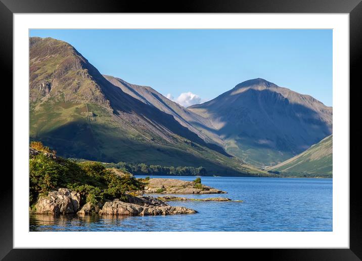 Wast water Cumbria Framed Mounted Print by Tony Bates