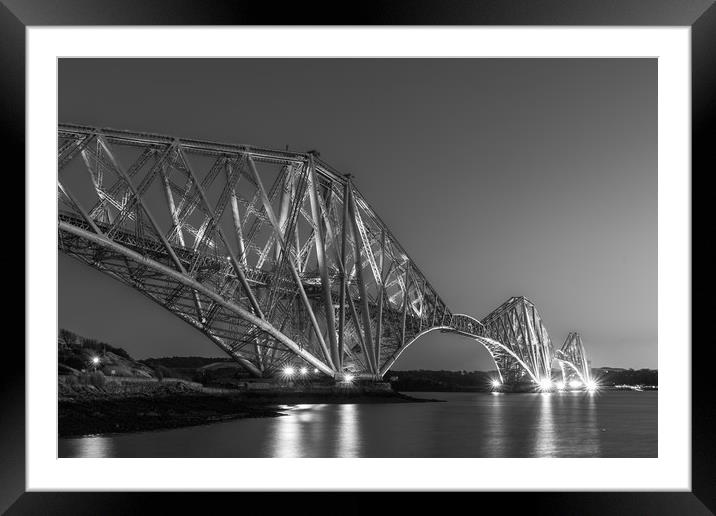 The Forth Bridge Framed Mounted Print by keith mitchell