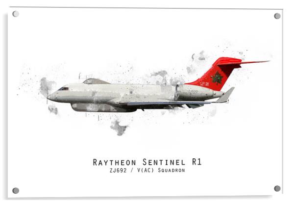 Sentinel R1 Sketch - ZJ692 Acrylic by J Biggadike