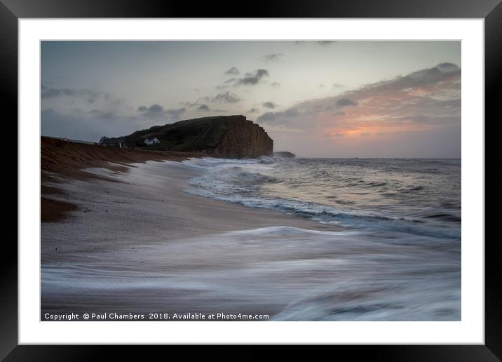 West Bay Sunrise Framed Mounted Print by Paul Chambers