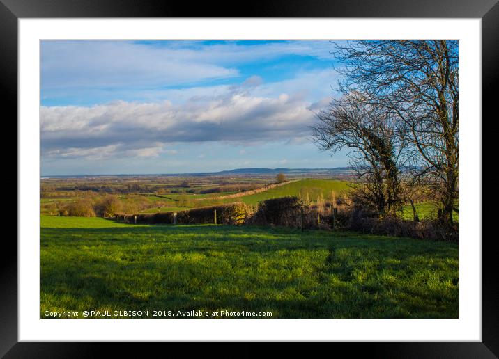 The vale of belvoir Framed Mounted Print by PAUL OLBISON
