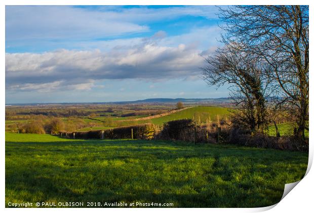 The vale of belvoir Print by PAUL OLBISON