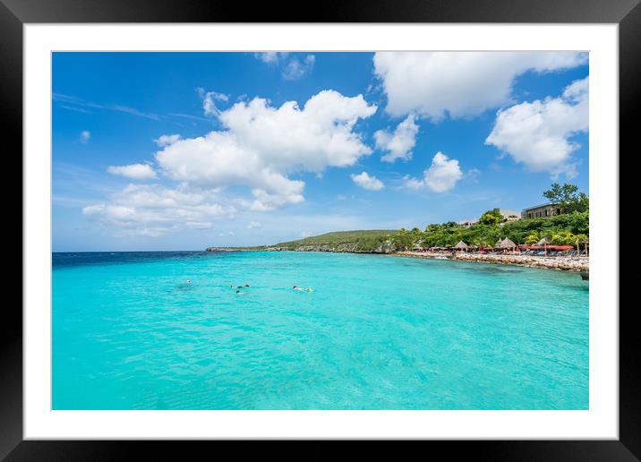    Coral Estate scenic photos  Curacao views  Framed Mounted Print by Gail Johnson