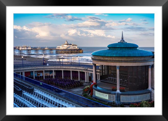 Eastbourne pier and bandstand Framed Mounted Print by Tony Bates