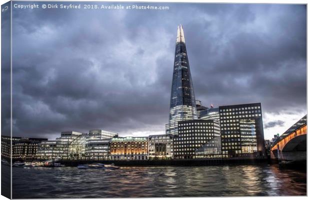 The Shard Canvas Print by Dirk Seyfried