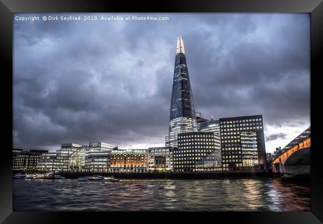 The Shard Framed Print by Dirk Seyfried