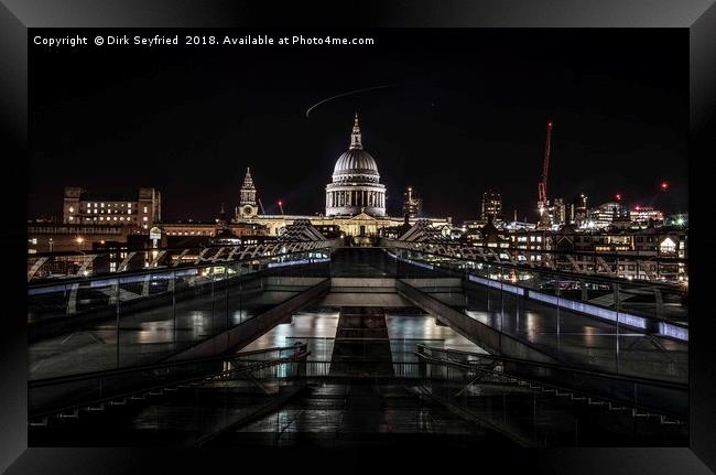 St Paul's Cathedral Framed Print by Dirk Seyfried