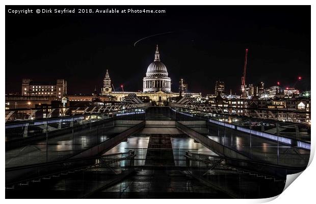 St Paul's Cathedral Print by Dirk Seyfried