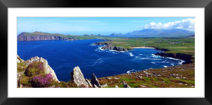 View from Clogher Head Framed Mounted Print by Steve Strong