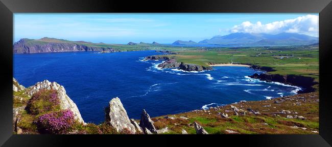 View from Clogher Head Framed Print by Steve Strong