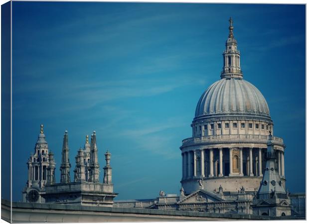 St Pauls  Canvas Print by Victor Burnside