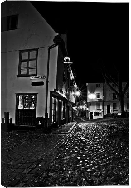 Elm Hill by Night Canvas Print by Paul Macro