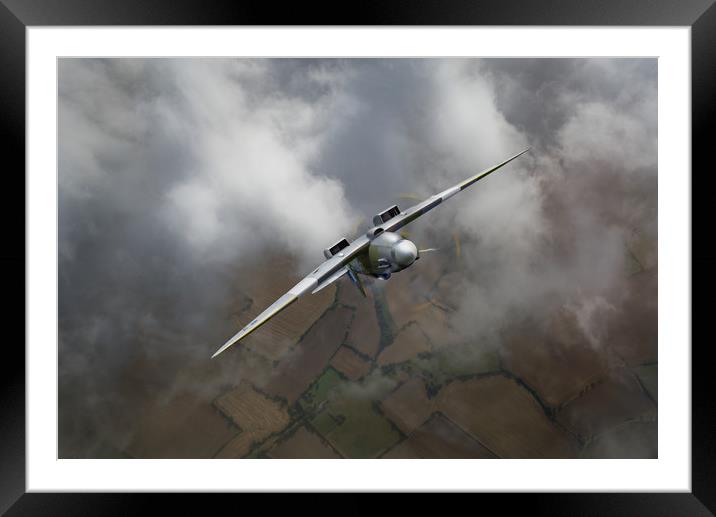Spitfire looping the loop Framed Mounted Print by Gary Eason