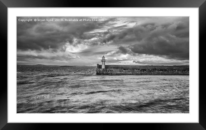 The Lighthouse Framed Mounted Print by bryan hynd