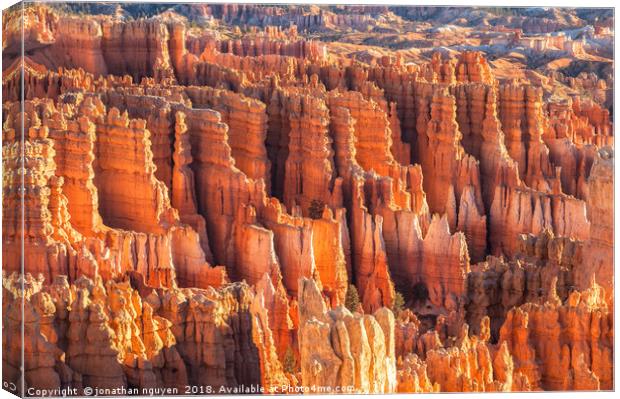 Hoodoos Canvas Print by jonathan nguyen