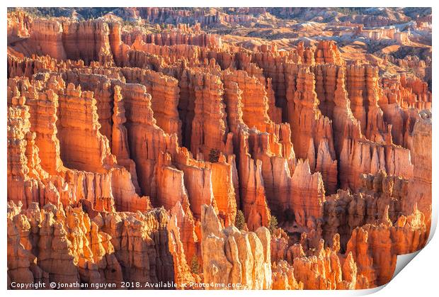 Hoodoos Print by jonathan nguyen