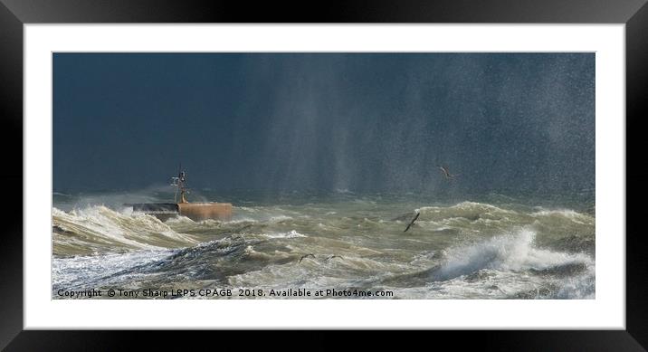STORM FORCE Framed Mounted Print by Tony Sharp LRPS CPAGB