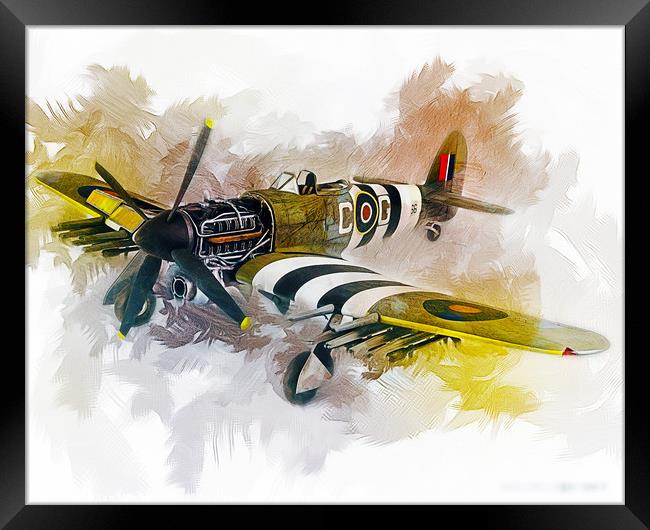 Hawker Typhoon Framed Print by Ian Mitchell