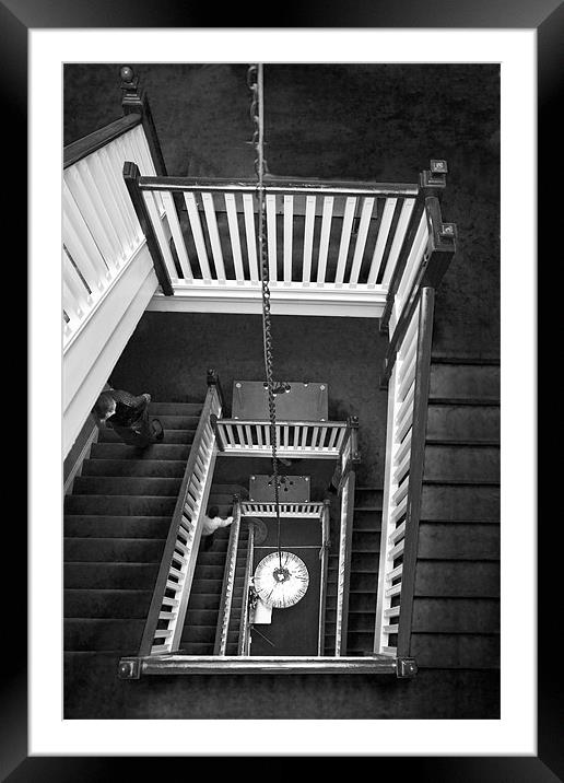 Endless stairs Framed Mounted Print by Malcolm Smith