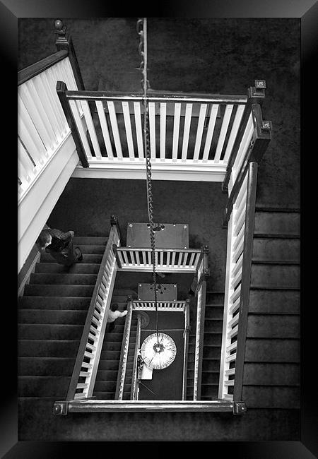Endless stairs Framed Print by Malcolm Smith