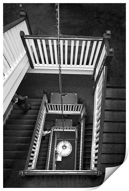 Endless stairs Print by Malcolm Smith