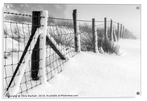 Windgather | Peak District in winter Acrylic by Chris Warham
