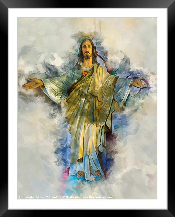 Presence of god Framed Mounted Print by Ian Mitchell