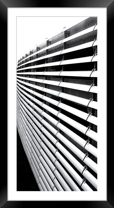 blinds Framed Mounted Print by alex williams