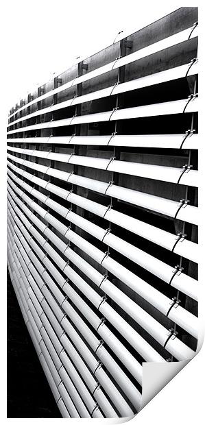 blinds Print by alex williams