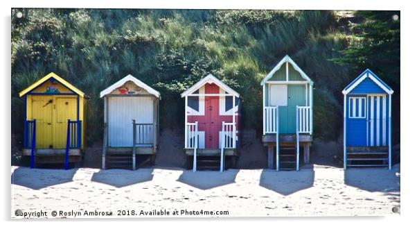 Wells-next-the-Sea Acrylic by Ros Ambrose