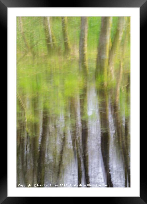 Reflect Framed Mounted Print by Heather Athey