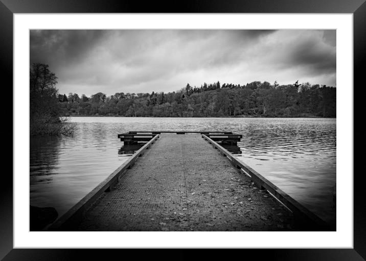 Bolam Lake in Northumberland Framed Mounted Print by Phil Page