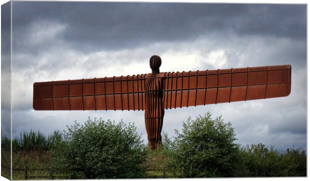 Angel of the North in Gateshead Canvas Print by Phil Page