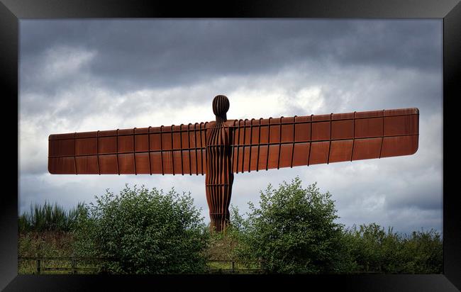 Angel of the North in Gateshead Framed Print by Phil Page