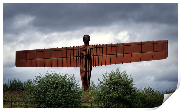 Angel of the North in Gateshead Print by Phil Page