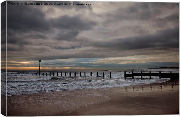January morning in Northumberland (2) Canvas Print by Jim Jones