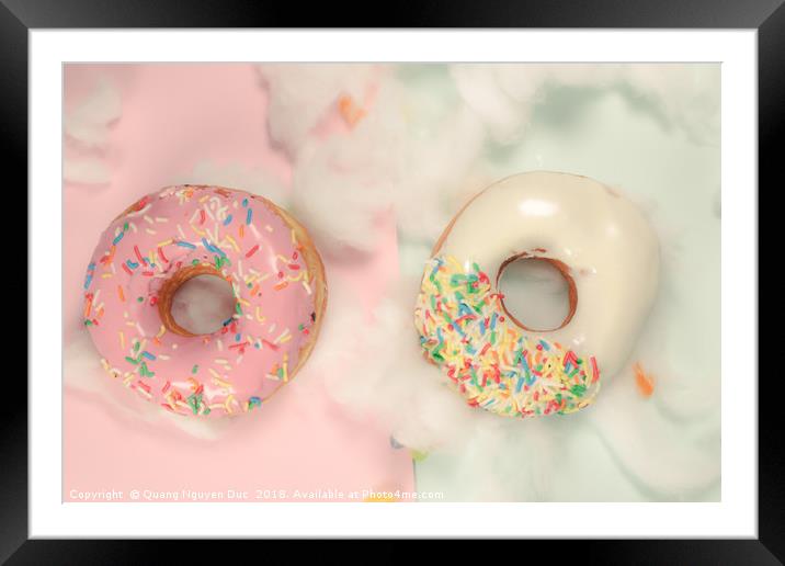 Donuts with holes Framed Mounted Print by Quang Nguyen Duc