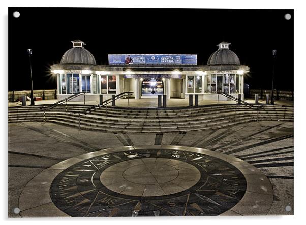 Cromer Pier at Night 1 Acrylic by Paul Macro