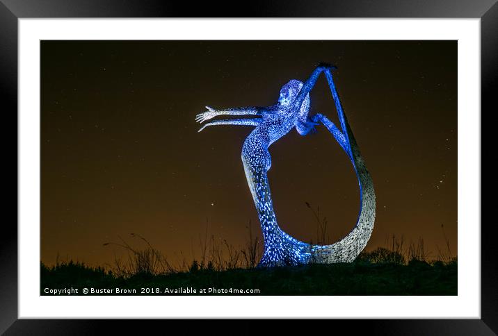 Arria - Angel Of The Nauld - Cumbernauld Framed Mounted Print by Buster Brown