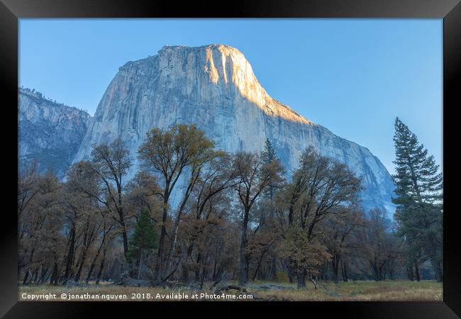 El Capitan Yosemite Framed Print by jonathan nguyen