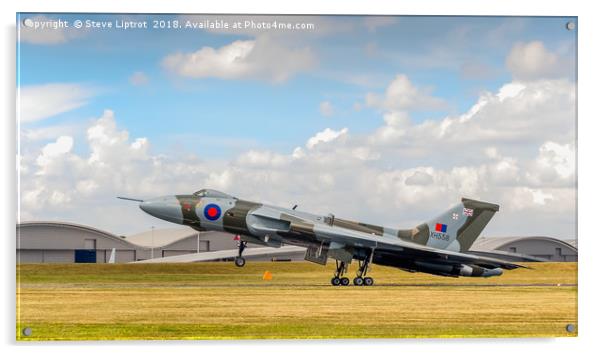 Avro Vulcan XH558 'The Spirit Of Great Britain' Acrylic by Steve Liptrot