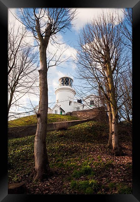 Lowestoft Lighthouse Framed Print by Stephen Mole
