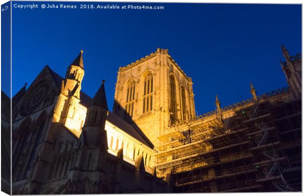 York Minster Canvas Print by Juha Remes