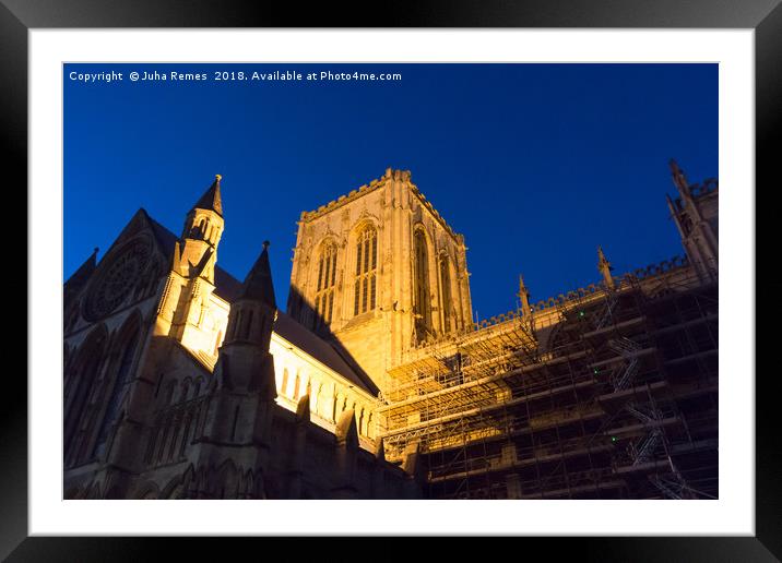 York Minster Framed Mounted Print by Juha Remes