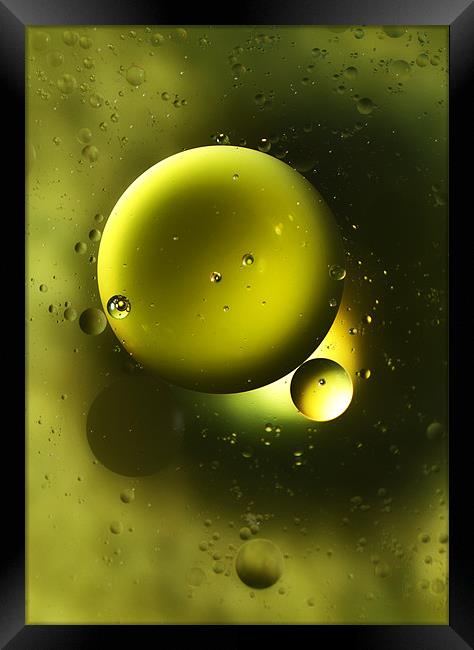 Green Galaxy Framed Print by Mike Gorton