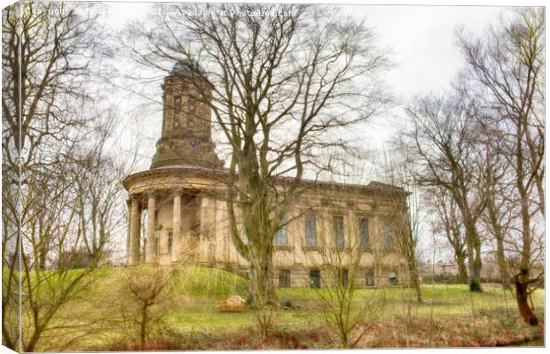 Saltaire United Reformed Church Canvas Print by Juha Remes